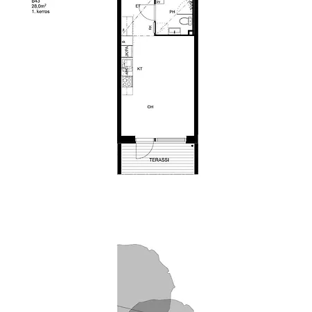 Hieno Yksioe Tapiolan Urheilupuistossa. Apartment Espoo